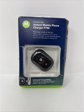 MOTOROLA P790 BLACK PORTABLE CHARGER-BRAND NEW IN BOX!